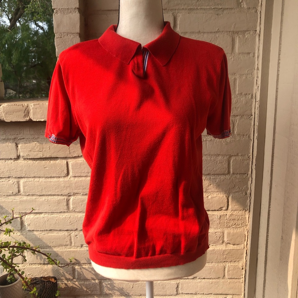 Y2K Polo Style Top - Picture 3 of 9
